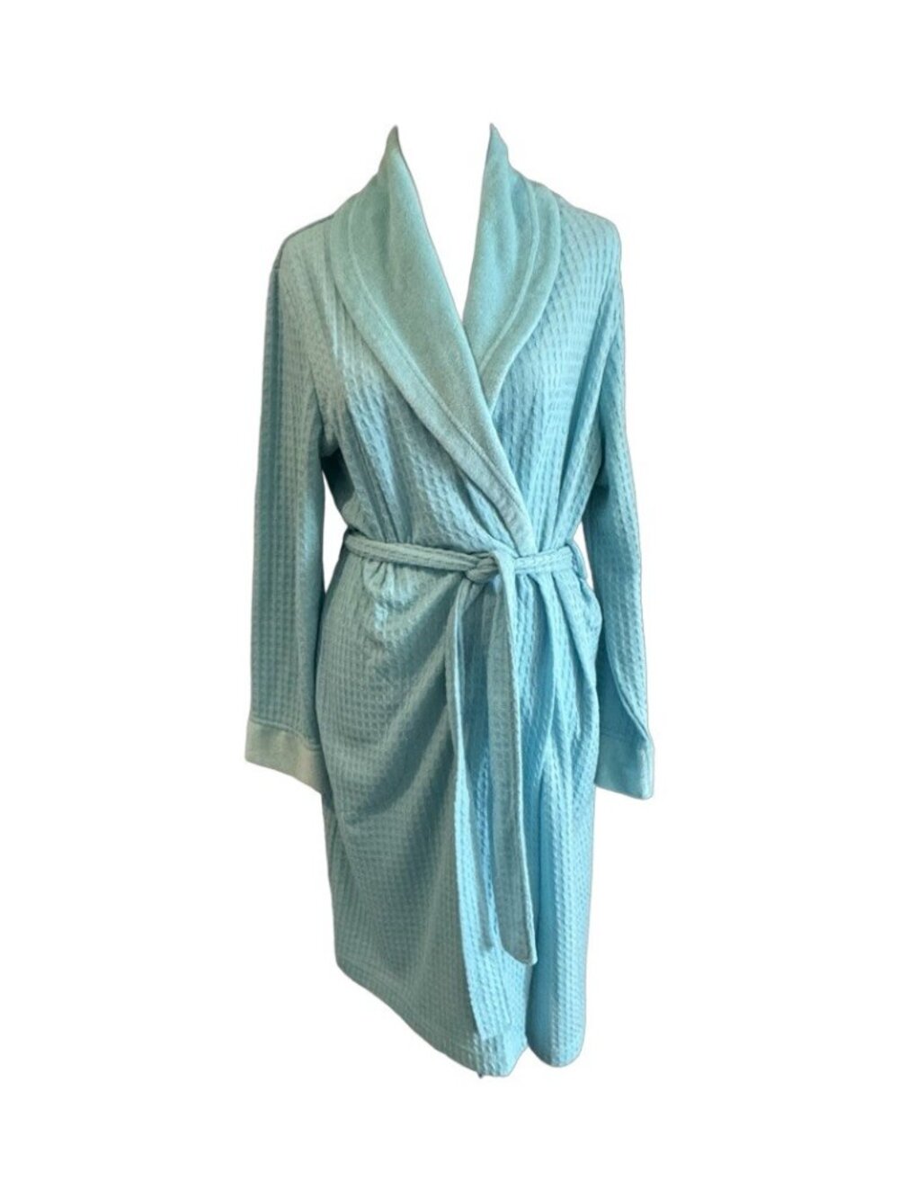 Liz Claiborne Sleepwear Belted Midi Robe New With Tags Size Large